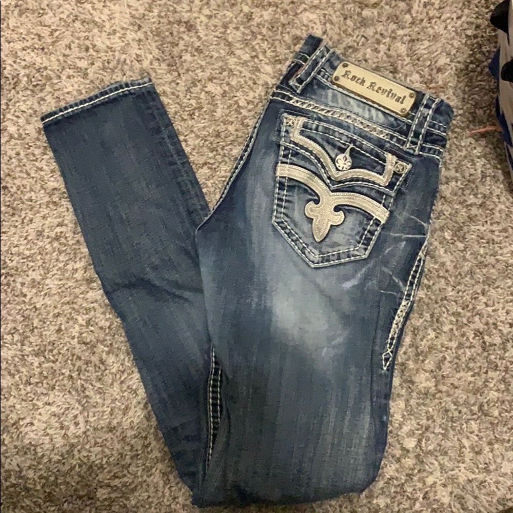 Rock revival skinny jeans